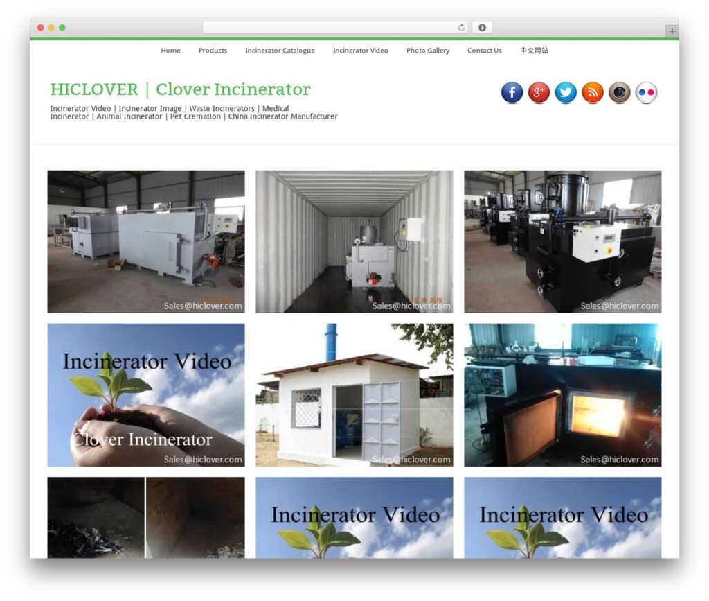 incinerators for sale